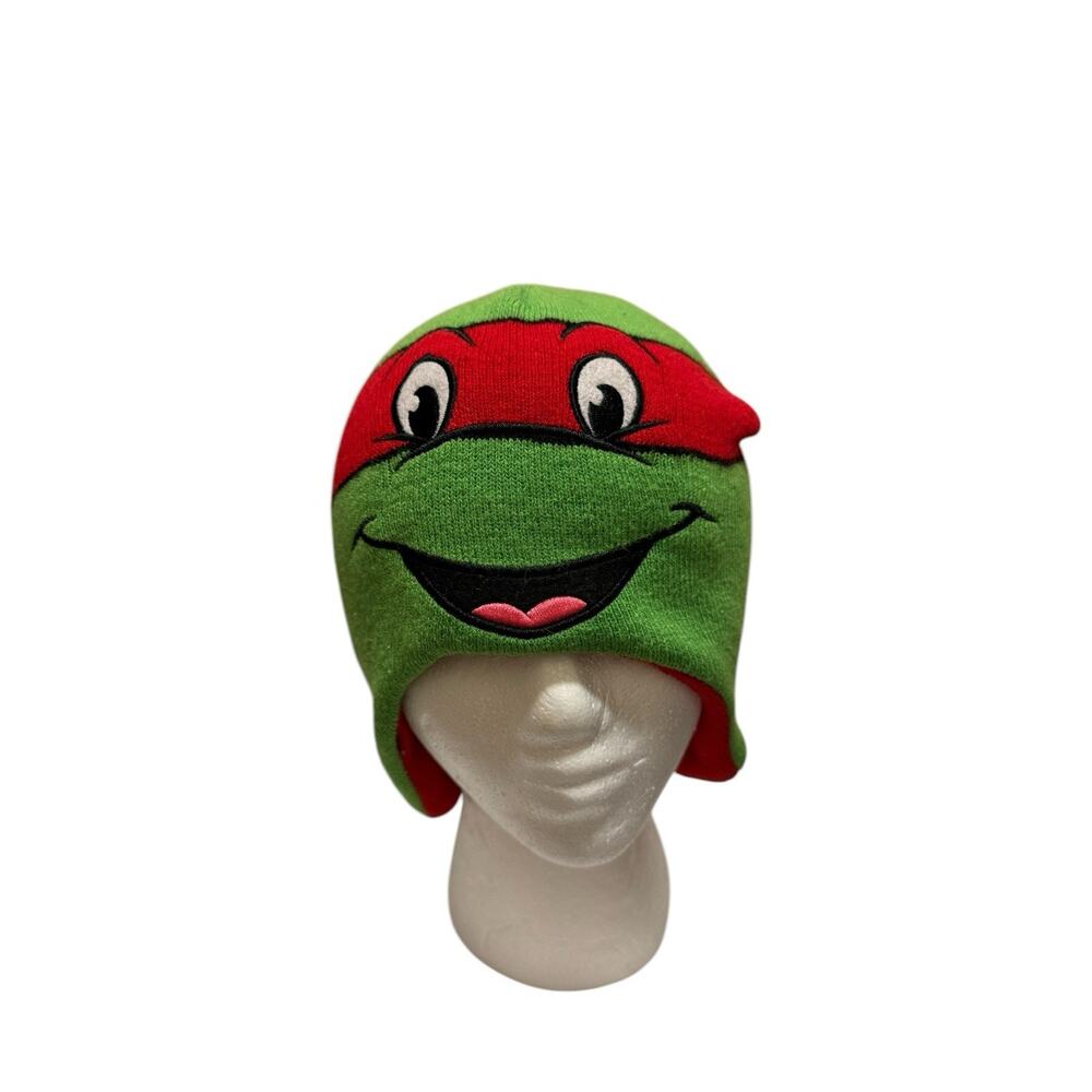 Nickelodeon Teenage Mutant Ninja Turtles TMNT Raphael Knit Beanie Hat